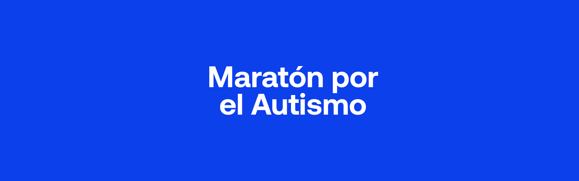 Maratón por el Autismo